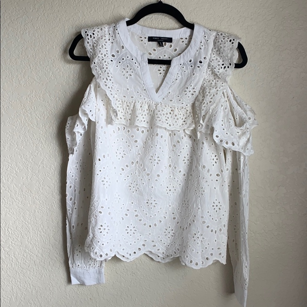 Romeo and Juliet couture eyelet top